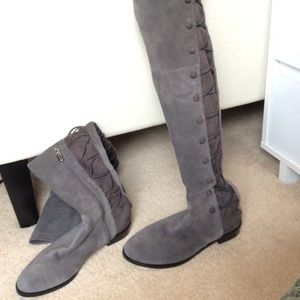 Vince Camuto grey thigh high  boots